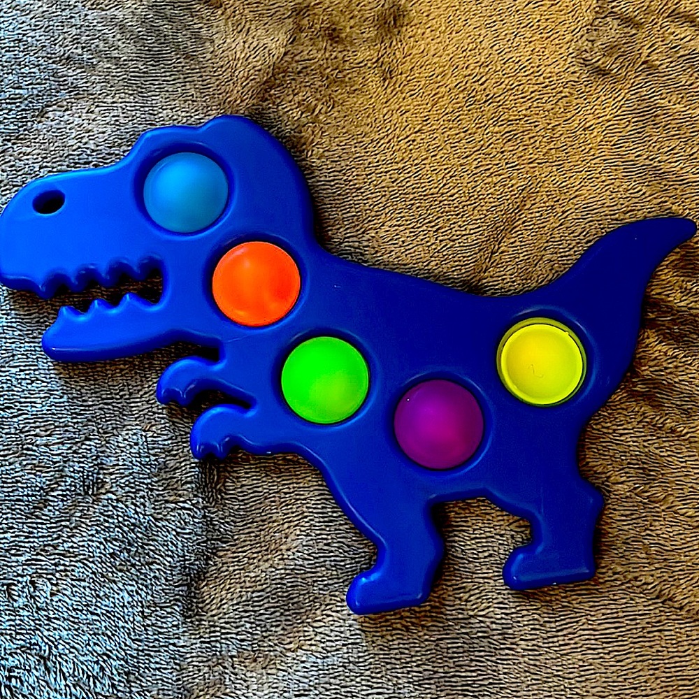 Blue dinosaur dimple